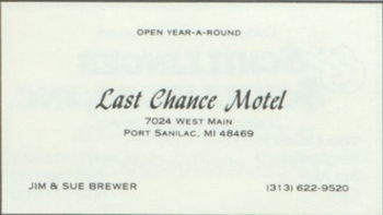 Last Chance Motel - 1970S Yearbook Ad (newer photo)
